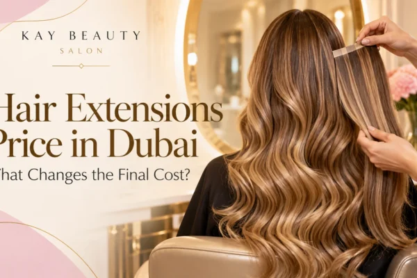 Hair extensions price in Dubai at Kay Beauty Salon in Arjan
