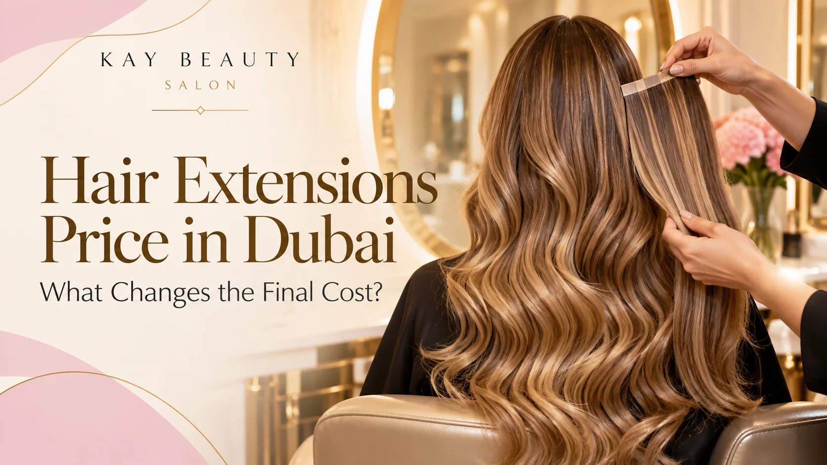 Hair extensions price in Dubai at Kay Beauty Salon in Arjan